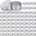 15ml silver Aluminum tin refillable with screw lid